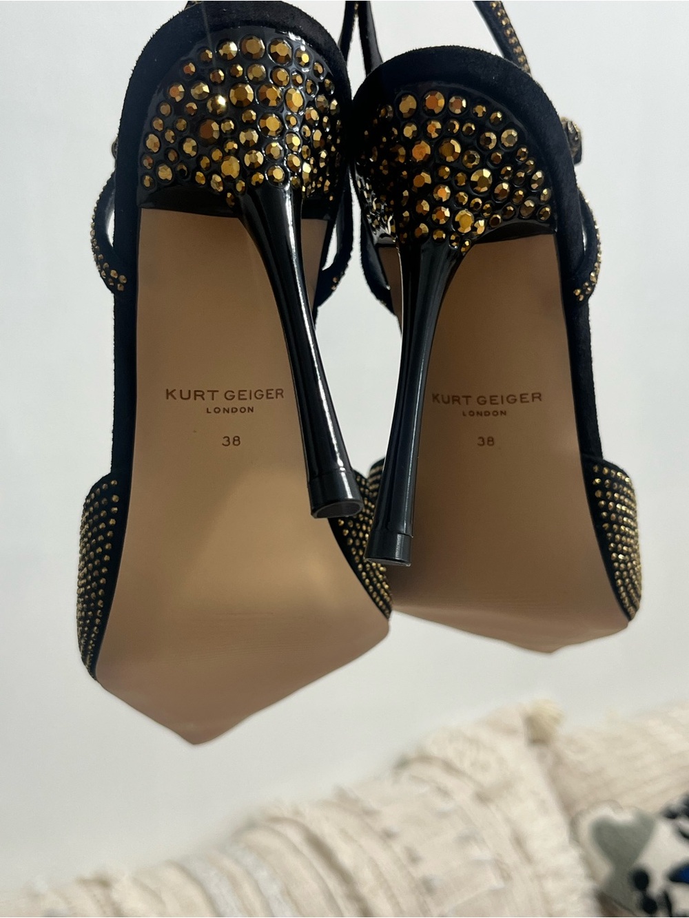 Kurt Geiger Mayfair Point Ankle Strap Heels - Picture 11 of 14